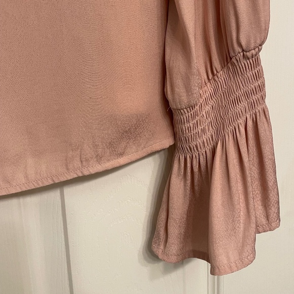 a new day Silk Boho V Neck Blouse - Picture 6 of 7